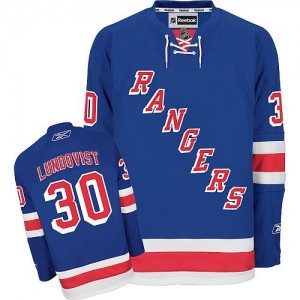 Reebok New York Rangers 30 Youth Henrik Lundqvist Authentic Royal Blue Home NHL Jersey