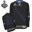 Reebok New York Rangers 18 Men's Marc Staal Authentic Black Ice 2014 Stanley Cup NHL Jersey