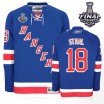 Reebok New York Rangers 18 Men's Marc Staal Authentic Royal Blue Home 2014 Stanley Cup NHL Jersey