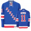 Reebok New York Rangers 11 Men's Mark Messier Authentic Royal Blue Home NHL Jersey