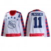 CCM New York Rangers 11 Men's Mark Messier Premier White All Star Throwback 75th NHL Jersey