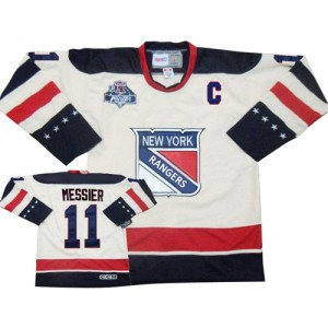 Reebok New York Rangers 11 Men's Mark Messier Premier White Winter Classic NHL Jersey