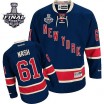 Reebok New York Rangers 61 Men's Rick Nash Authentic Navy Blue Third 2014 Stanley Cup NHL Jersey