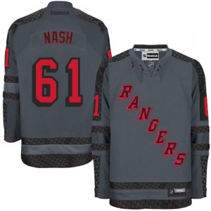 Reebok New York Rangers 61 Men's Rick Nash Premier Storm Cross Check Fashion NHL Jersey