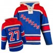 Old Time Hockey New York Rangers 27 Men's Ryan McDonagh Authentic Royal Blue Sawyer Hooded Sweatshirt NHL Jersey