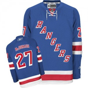 Reebok New York Rangers 27 Youth Ryan McDonagh Authentic Royal Blue Home NHL Jersey