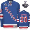 Reebok New York Rangers 20 Men's Chris Kreider Premier Royal Blue Home 2014 Stanley Cup NHL Jersey