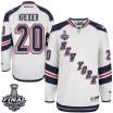Reebok New York Rangers 20 Men's Chris Kreider Premier White 2014 Stadium Series 2014 Stanley Cup NHL Jersey