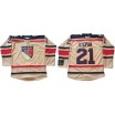Reebok New York Rangers 21 Men's Derek Stepan Authentic Cream 2012 Winter Classic NHL Jersey