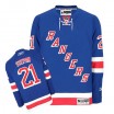Reebok New York Rangers 21 Men's Derek Stepan Authentic Royal Blue Home NHL Jersey