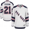 Reebok New York Rangers 21 Men's Derek Stepan Authentic White 2014 Stadium Series NHL Jersey