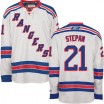 Reebok New York Rangers 21 Men's Derek Stepan Authentic White Away NHL Jersey