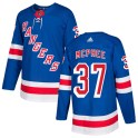 Adidas New York Rangers Men's George Mcphee Authentic Royal Blue Home NHL Jersey