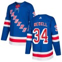 Adidas New York Rangers Men's Patrick Newell Authentic Royal Blue Home NHL Jersey