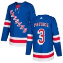 Adidas New York Rangers Men's James Patrick Authentic Royal Blue Home NHL Jersey