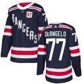 Adidas New York Rangers Men's Tony DeAngelo Authentic Navy Blue 2018 Winter Classic Home NHL Jersey