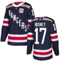 Adidas New York Rangers Men's Kevin Rooney Authentic Navy Blue 2018 Winter Classic Home NHL Jersey