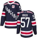Adidas New York Rangers Men's Yegor Rykov Authentic Navy Blue 2018 Winter Classic Home NHL Jersey