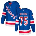 Adidas New York Rangers Youth Ryan Reaves Authentic Royal Blue Home NHL Jersey