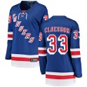 Fanatics Branded New York Rangers Women's Fredrik Claesson Breakaway Blue Home NHL Jersey