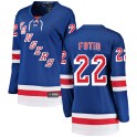 Fanatics Branded New York Rangers Women's Nick Fotiu Breakaway Blue Home NHL Jersey