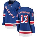 Fanatics Branded New York Rangers Women's Alexis Lafreniere Breakaway Blue Home NHL Jersey