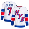 Adidas New York Rangers Men's Rod Gilbert Authentic White 2024 Stadium Series Primegreen NHL Jersey