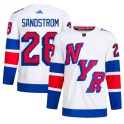 Adidas New York Rangers Men's Tomas Sandstrom Authentic White 2024 Stadium Series Primegreen NHL Jersey