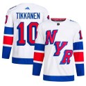 Adidas New York Rangers Men's Esa Tikkanen Authentic White 2024 Stadium Series Primegreen NHL Jersey