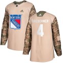 Adidas New York Rangers Youth Ron Greschner Authentic Camo Veterans Day Practice NHL Jersey