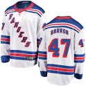 Fanatics Branded New York Rangers Men's Morgan Barron Breakaway White Away NHL Jersey