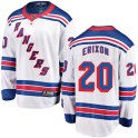 Fanatics Branded New York Rangers Men's Jan Erixon Breakaway White Away NHL Jersey
