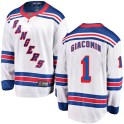 Fanatics Branded New York Rangers Men's Eddie Giacomin Breakaway White Away NHL Jersey