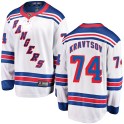 Fanatics Branded New York Rangers Men's Vitali Kravtsov Breakaway White Away NHL Jersey