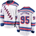 Fanatics Branded New York Rangers Men's Vinni Lettieri Breakaway White Away NHL Jersey