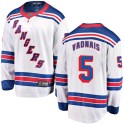 Fanatics Branded New York Rangers Men's Carol Vadnais Breakaway White Away NHL Jersey