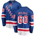 Fanatics Branded New York Rangers Men's Alex Belzile Breakaway Blue Home NHL Jersey