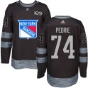 New York Rangers Men's Vince Pedrie Authentic Black 1917-2017 100th Anniversary NHL Jersey