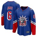 Fanatics Branded New York Rangers Men's Zac Jones Breakaway Royal Special Edition 2.0 NHL Jersey