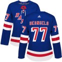 Adidas New York Rangers Women's Tony DeAngelo Authentic Royal Blue Home NHL Jersey