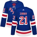 Adidas New York Rangers Women's Sergei Zubov Authentic Royal Blue Home NHL Jersey