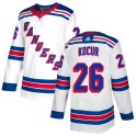Adidas New York Rangers Youth Joe Kocur Authentic White NHL Jersey