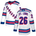 Adidas New York Rangers Youth Martin St. Louis Authentic White NHL Jersey