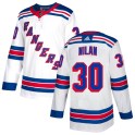 Adidas New York Rangers Youth Chris Nilan Authentic White NHL Jersey