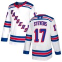 Adidas New York Rangers Youth Kevin Stevens Authentic White NHL Jersey