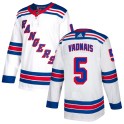 Adidas New York Rangers Youth Carol Vadnais Authentic White NHL Jersey