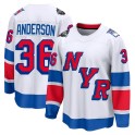 Fanatics Branded New York Rangers Men's Glenn Anderson Breakaway White 2024 Stadium Series NHL Jersey