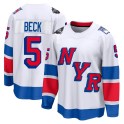 Fanatics Branded New York Rangers Men's Barry Beck Breakaway White 2024 Stadium Series NHL Jersey