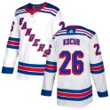 Adidas New York Rangers Men's Joe Kocur Authentic White NHL Jersey