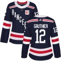 Adidas New York Rangers Women's Julien Gauthier Authentic Navy Blue 2018 Winter Classic Home NHL Jersey